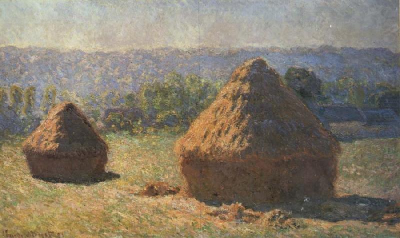 Haystacks, Claude Monet